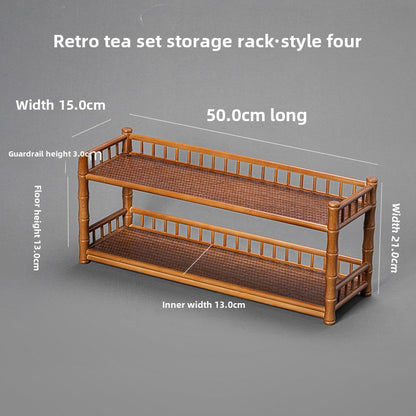 Bamboo Woven Tea Cup Holder