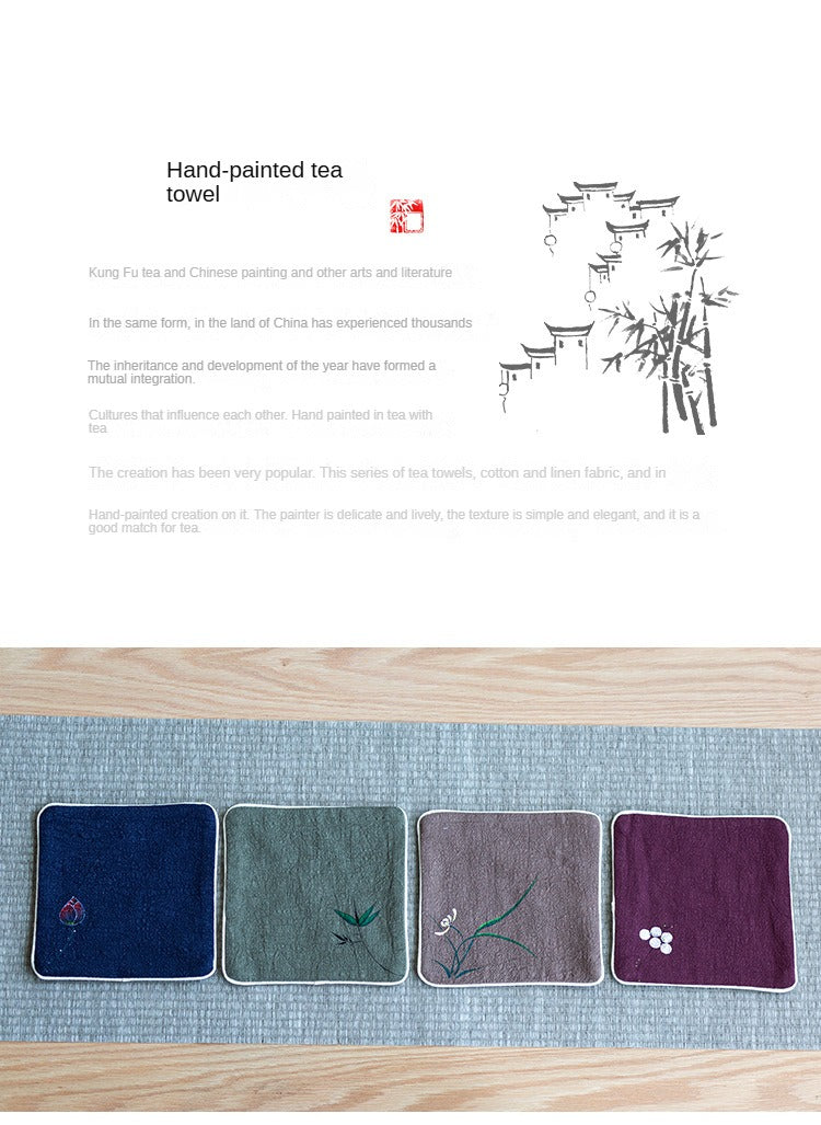 High-Grade Absorbent Cotton and Linen Tea Cloth