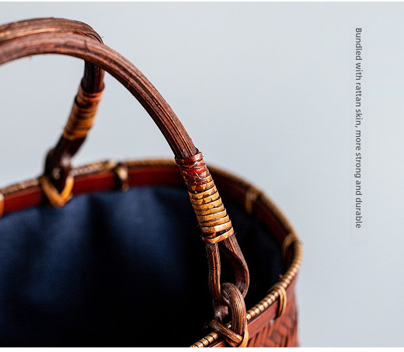 Chinese Style Handmade Bamboo Woven Bag