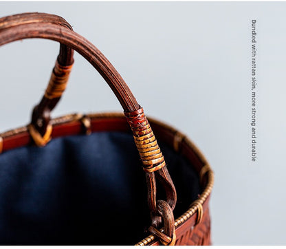 Chinese Style Handmade Bamboo Woven Bag