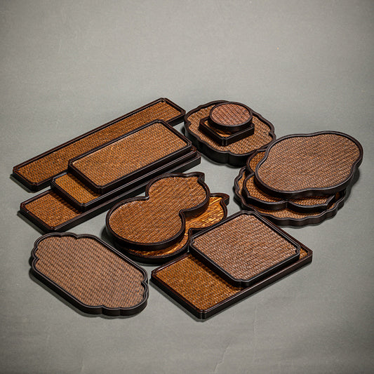 Bamboo tea tray