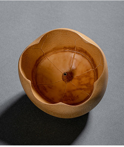 Lotus-shaped incense burner