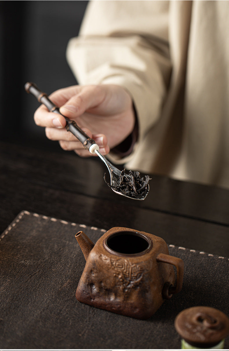Black Bamboo Tea Spoon