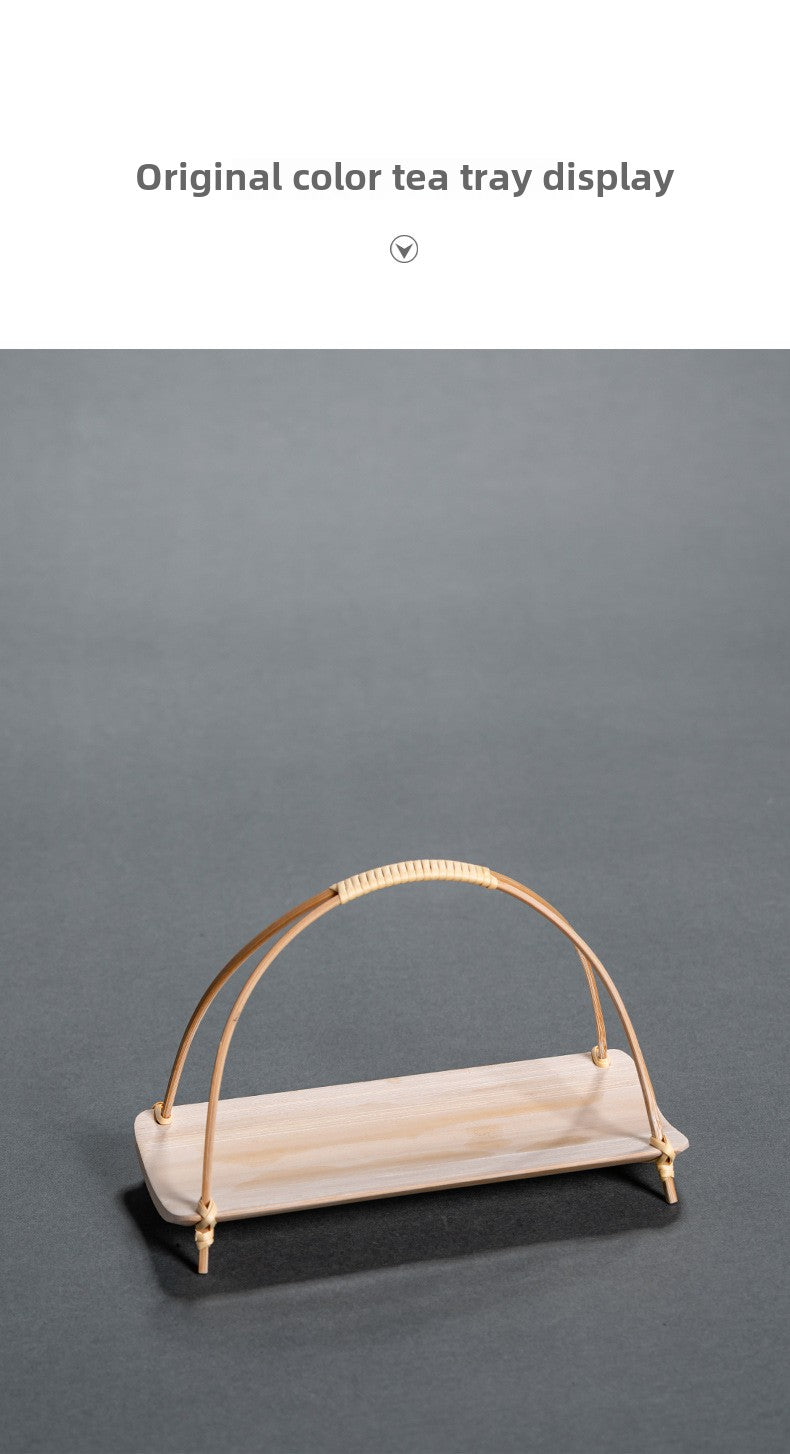 Bamboo Woven Tea Cake Tray