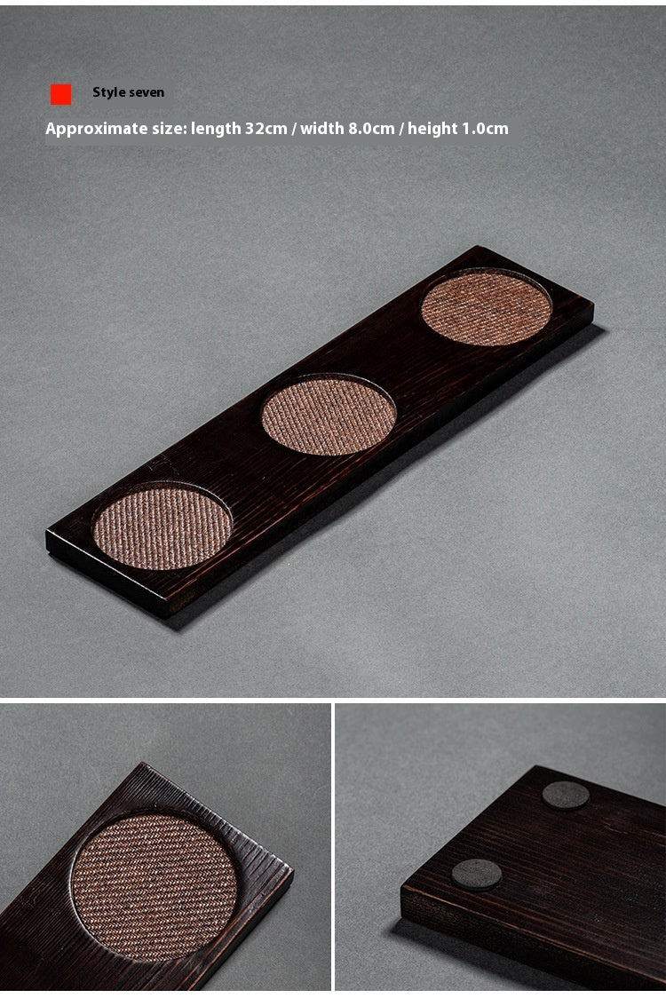 Household Solid Wood Tea Tray Food Tray