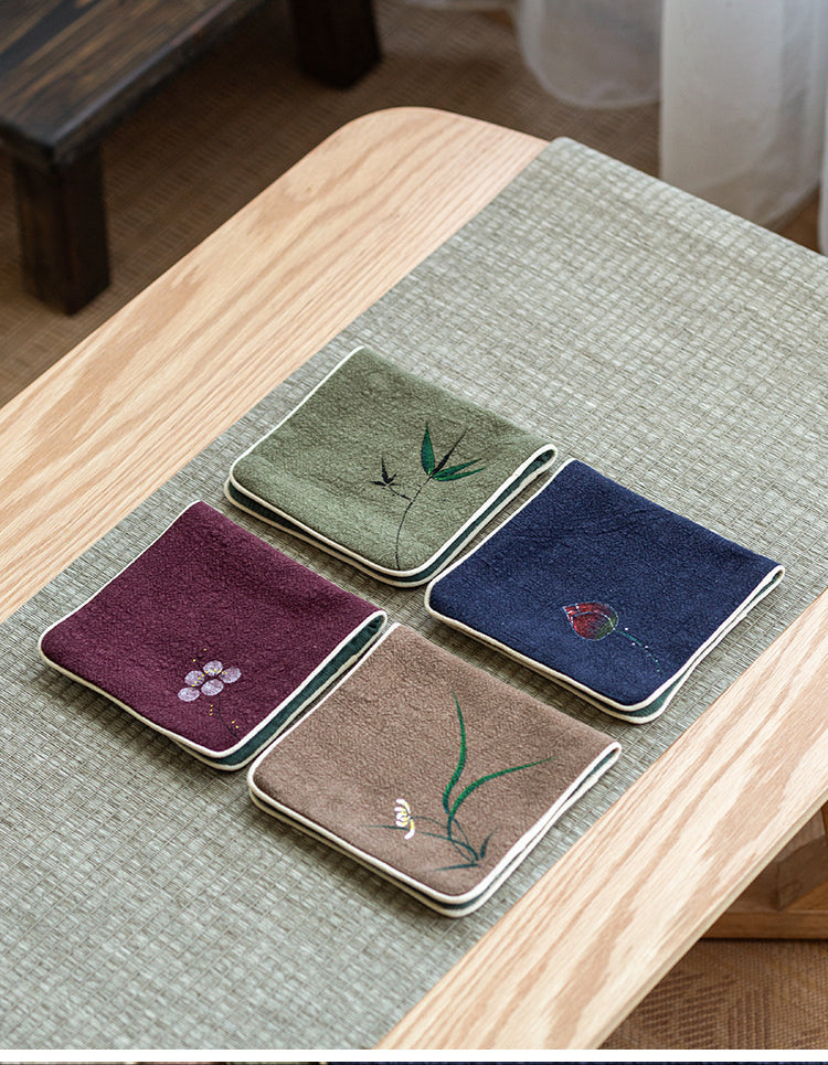 High-Grade Absorbent Cotton and Linen Tea Cloth