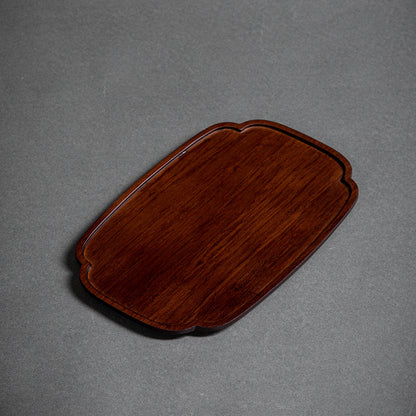 Heavy Bamboo Rectangular Single Layer Simple Tray