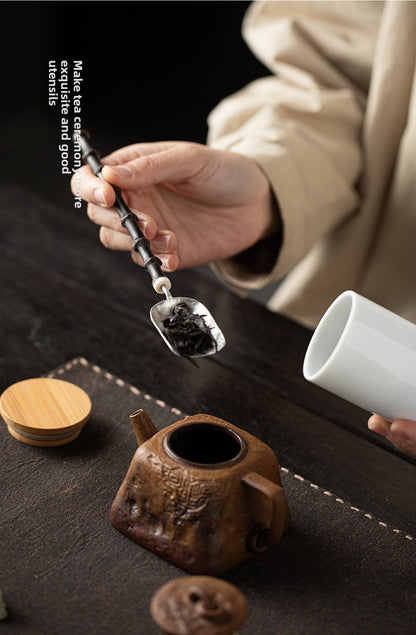 Black Bamboo Tea Spoon