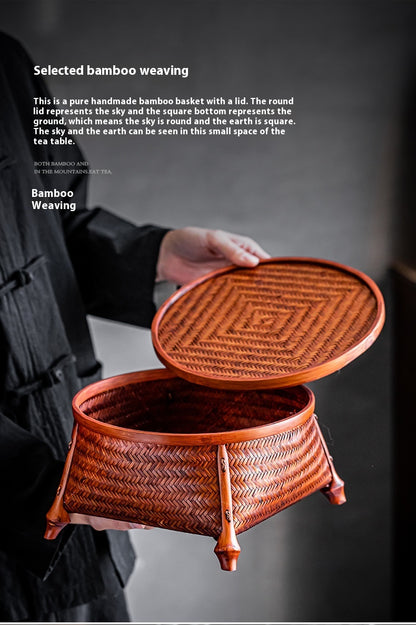Bamboo Woven Storage Box