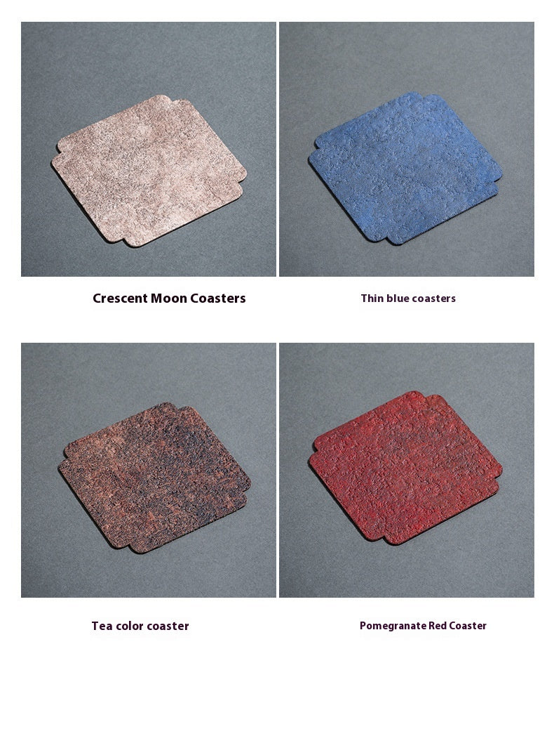 Microfiber cloth coasters