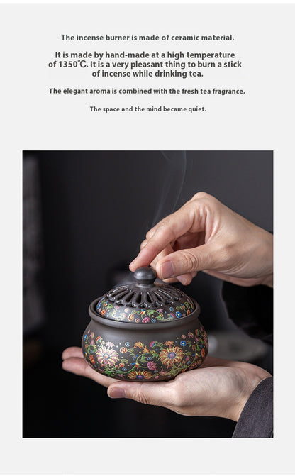 Chinese Style Incense Coil Aromatherapy Furnace Incense Holder