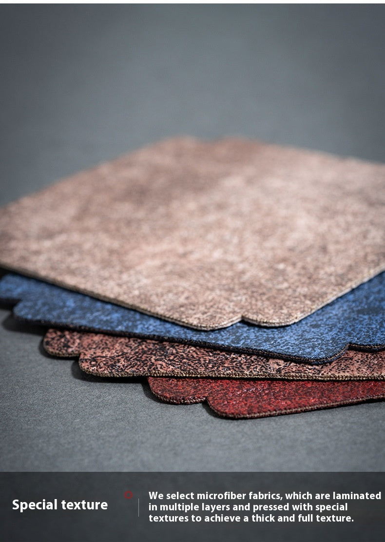 Microfiber cloth coasters