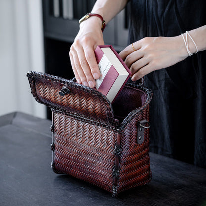 Retro Bamboo Woven Bag