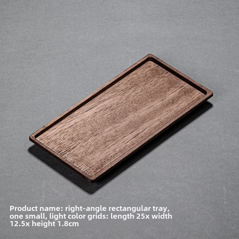 Solid Wood Dry Pour Tea Tray