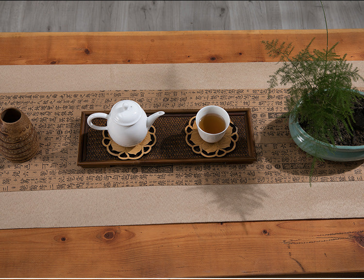 Chinese style tea flag