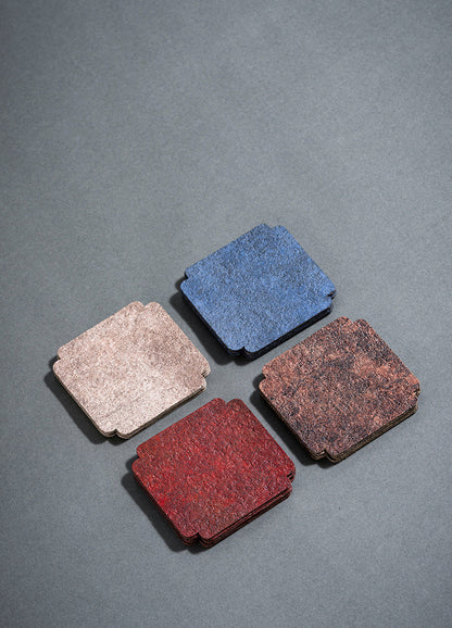 Microfiber cloth coasters
