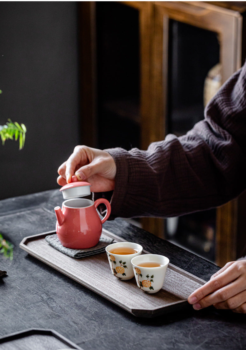 Solid Wood Dry Pour Tea Tray