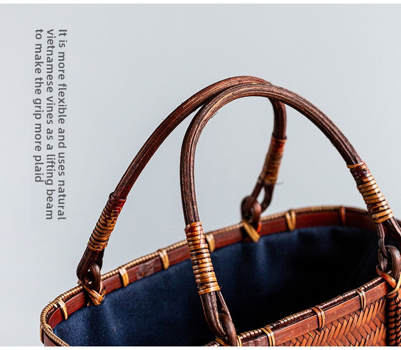 Chinese Style Handmade Bamboo Woven Bag