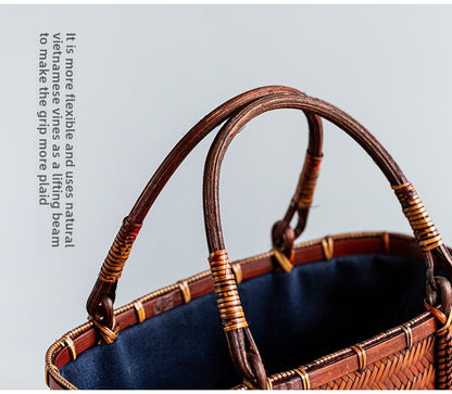Chinese Style Handmade Bamboo Woven Bag