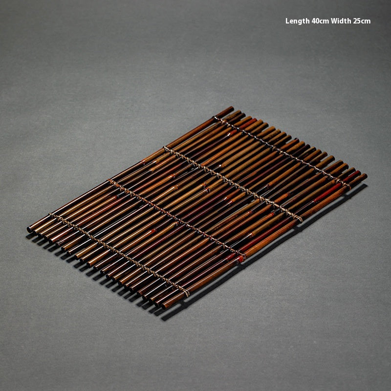 High-end Purple Bamboo Vintage Hand-woven Bamboo Basket