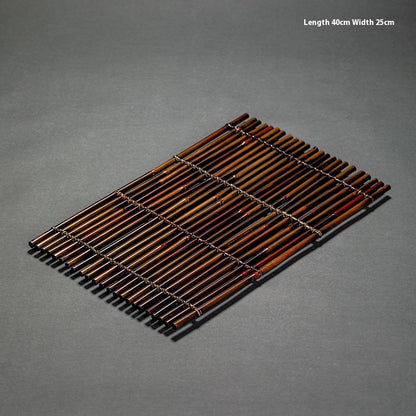 High-end Purple Bamboo Vintage Hand-woven Bamboo Basket