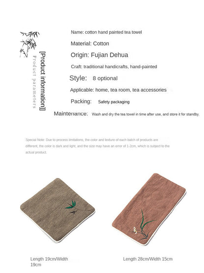 High-Grade Absorbent Cotton and Linen Tea Cloth