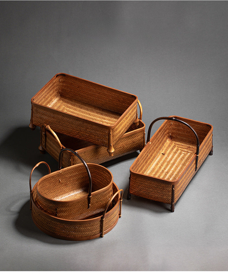 Bamboo Woven Storage Basket