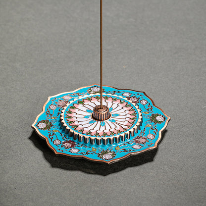 European Retro Zinc Alloy Incense Holder