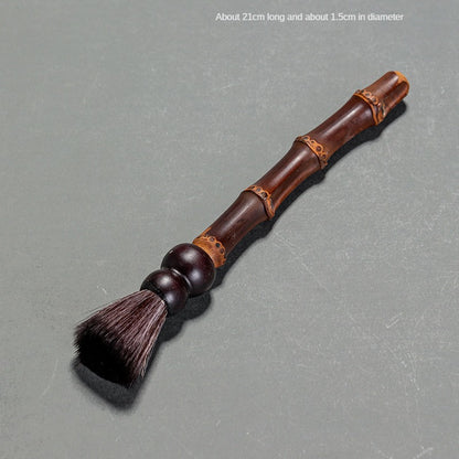 Chinese Style Old Bamboo Root Teapot Brush