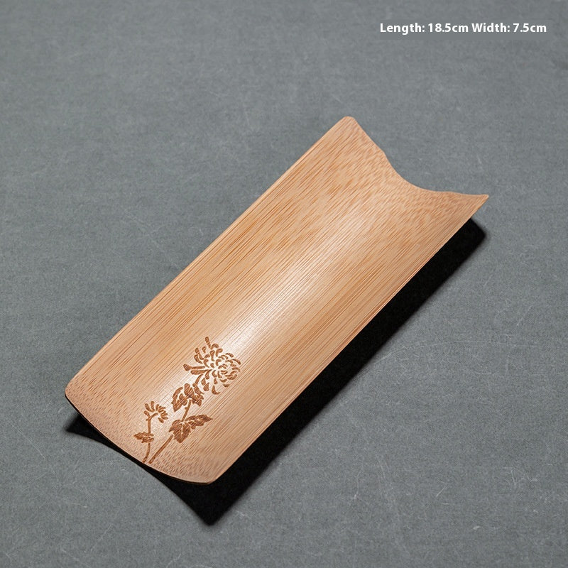 Bamboo Carved Tea Scoop