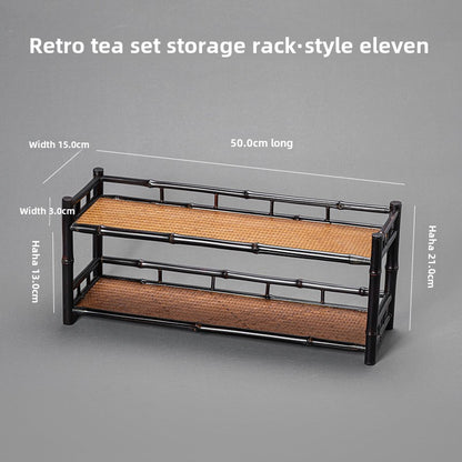 Bamboo Woven Tea Cup Holder