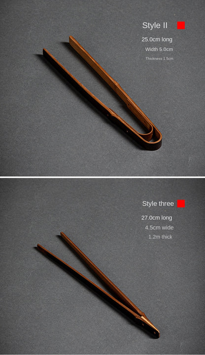 Bamboo Tea Tongs