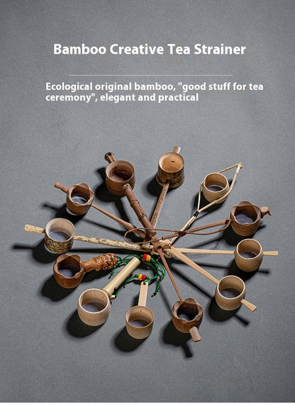 Handmade Bamboo Tea Strainer