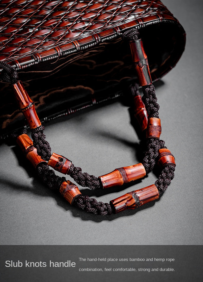 Retro Bamboo Woven Bag