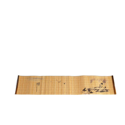 Natural Printed Bamboo Tea Mat Heat Insulation Pad