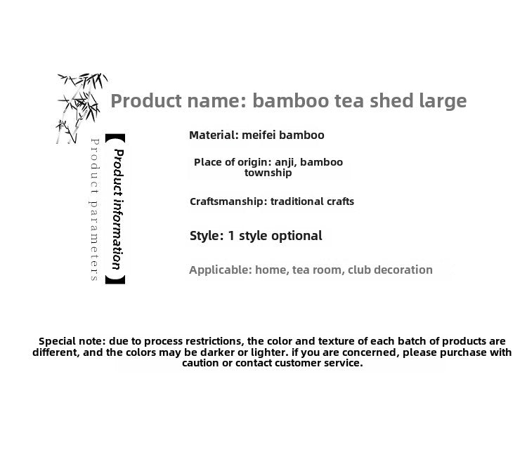 Handmade Bamboo Tea Shelf Curio Stand