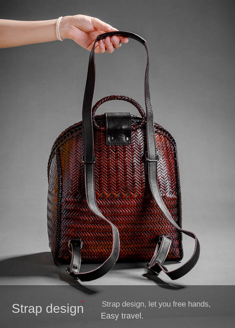 Retro Bamboo Woven Bag