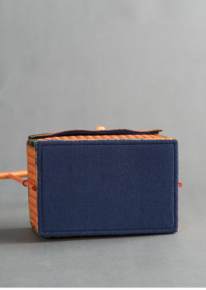 Chinese Style Retro Bamboo Woven Handheld Tissue Box