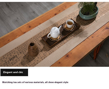 Chinese style tea flag