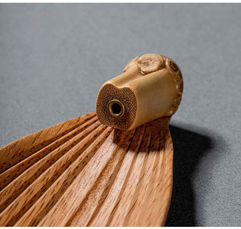 Lotus-shaped incense burner