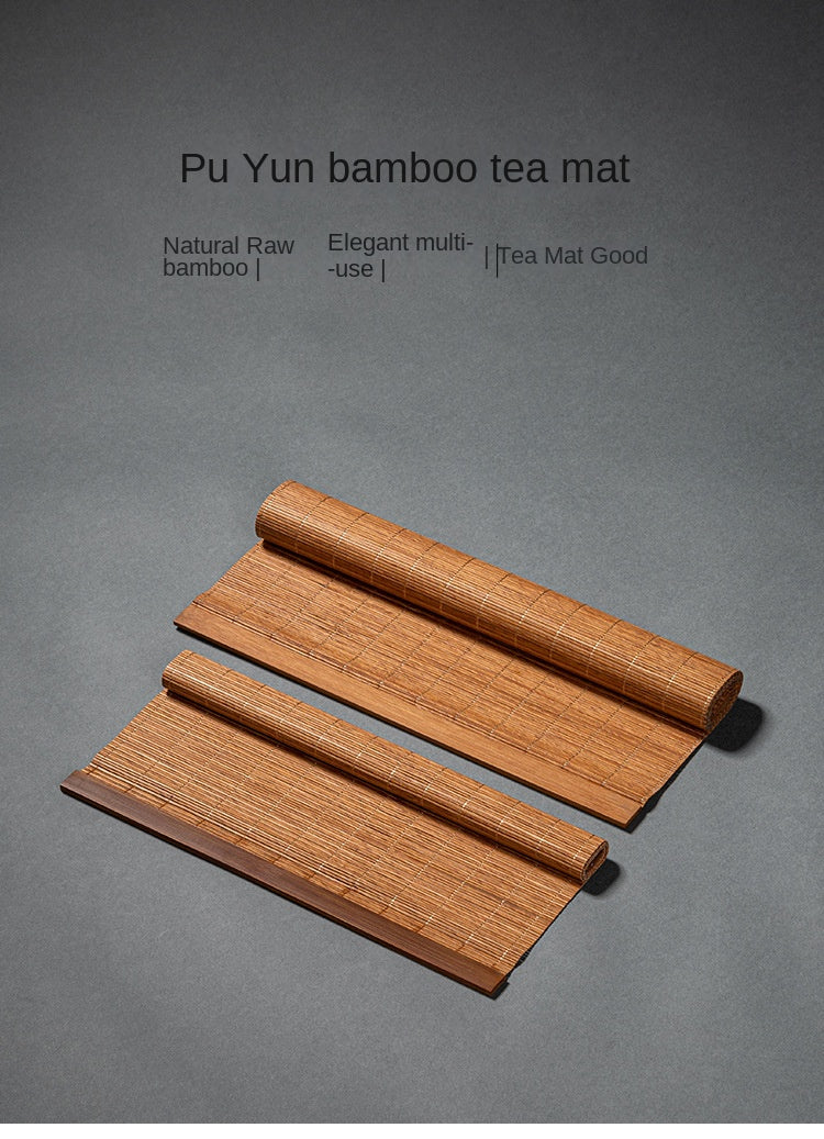 Tea Ceremony Bamboo Mat
