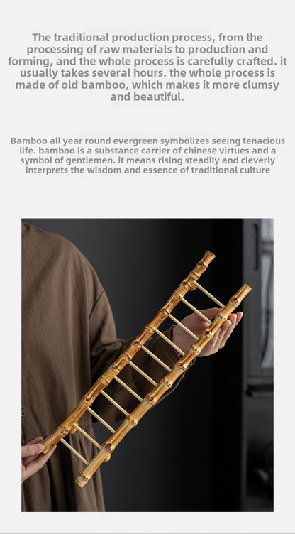 Bamboo Whip Tea Cup Holder