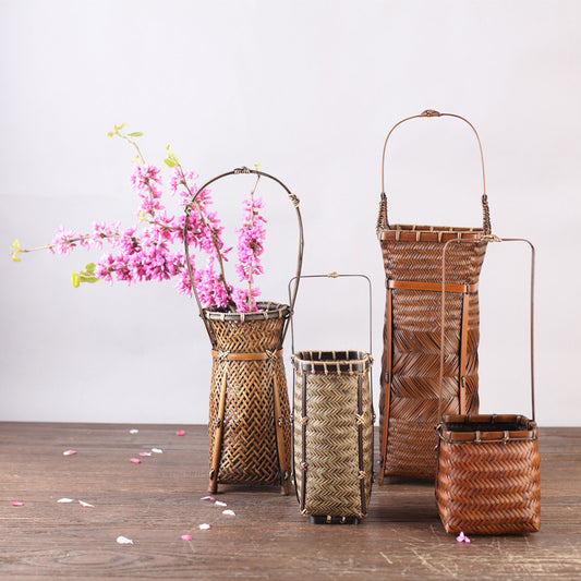Bamboo Woven Flower Vase