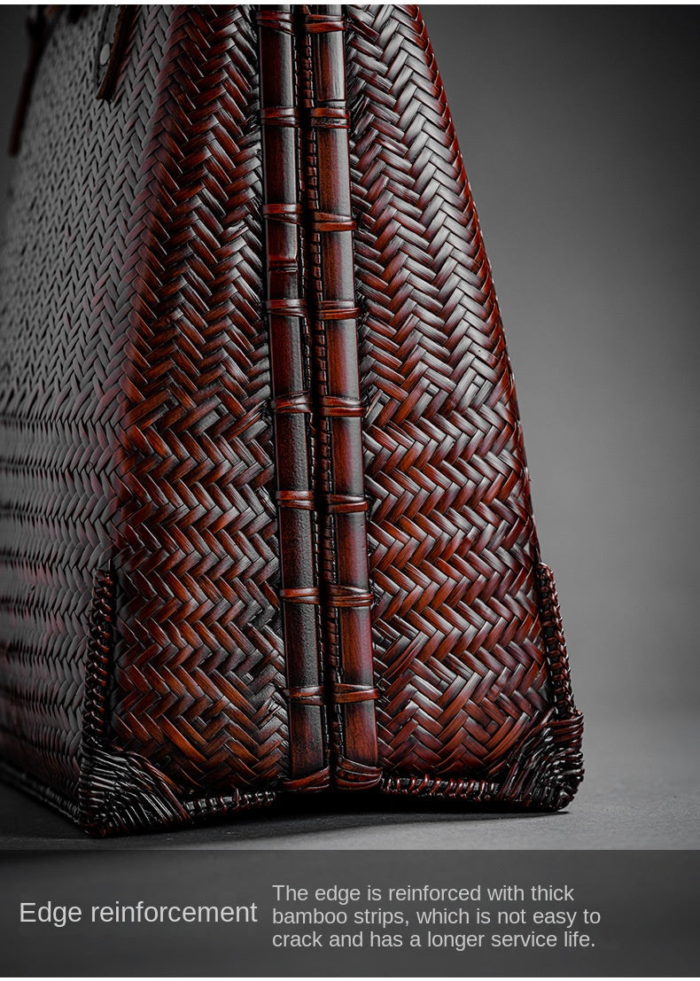 Retro Bamboo Woven Bag