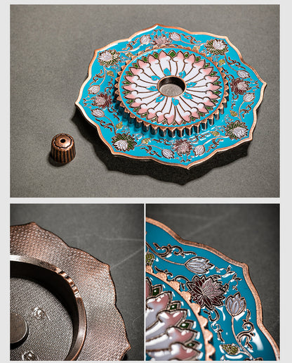 European Retro Zinc Alloy Incense Holder