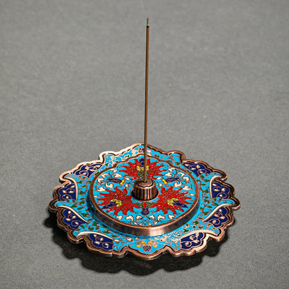 European Retro Zinc Alloy Incense Holder