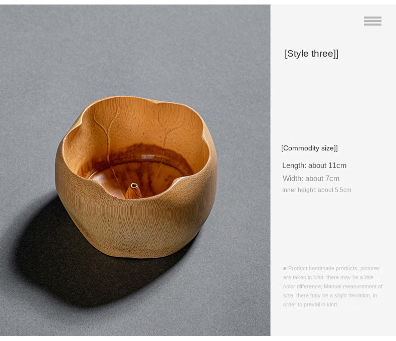 Lotus-shaped incense burner