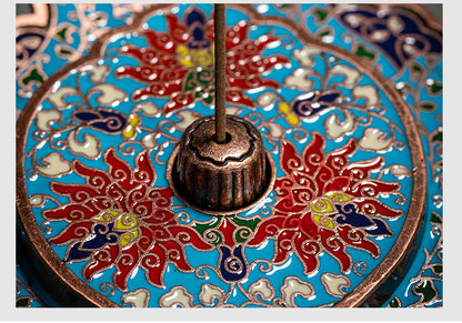 European Retro Zinc Alloy Incense Holder