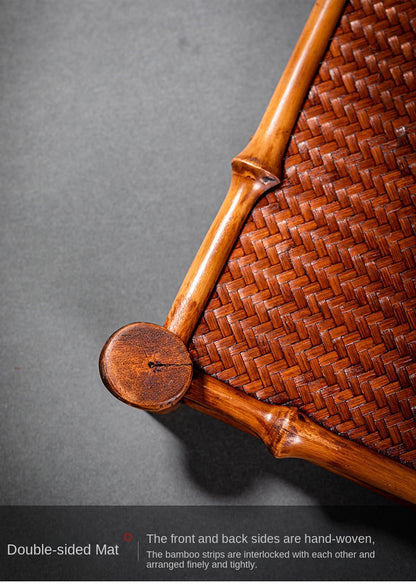 Bamboo Tea Set Storage Tray