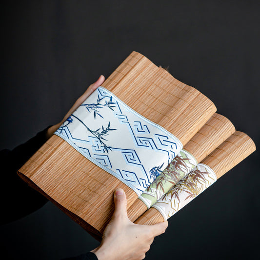 Bamboo Tea Mat New Chinese Style Zen Tea Flag